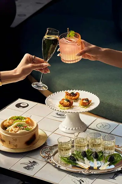 Signature Dishes and Cocktails at Giselle Miami