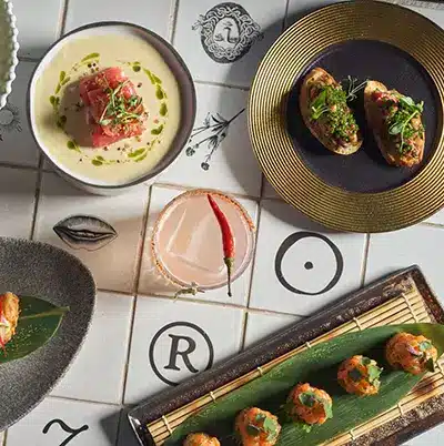 Signature Dishes and Cocktails at Giselle Miami