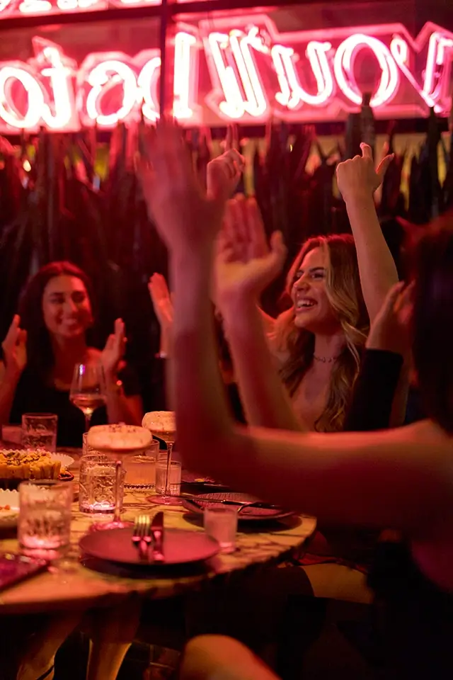 Giselle Miami Dinner Party Atmosphere