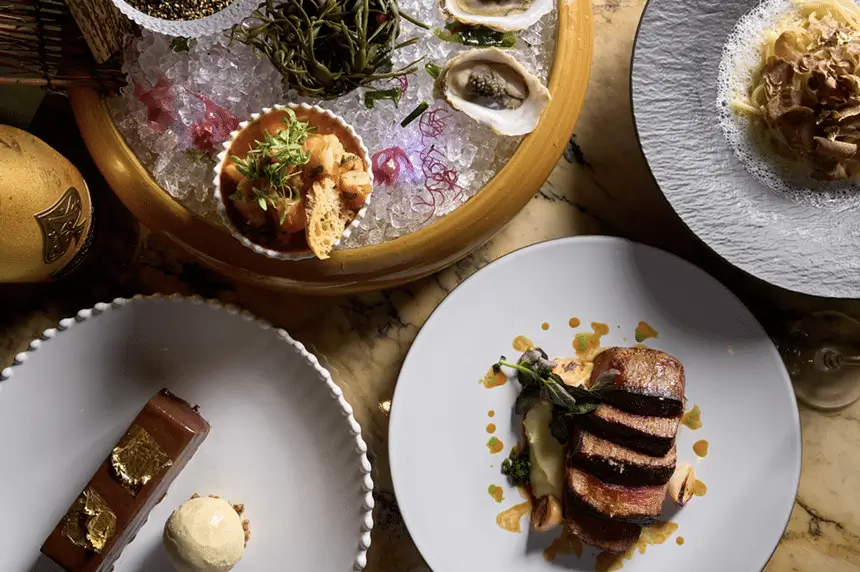 Giselle dinner offerings